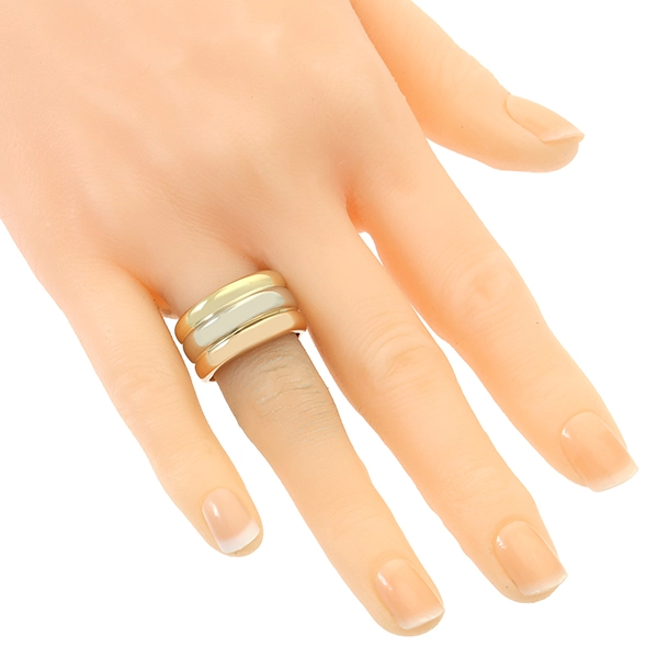 Ring, 18K, Rot-/Gelb-/Weißgold