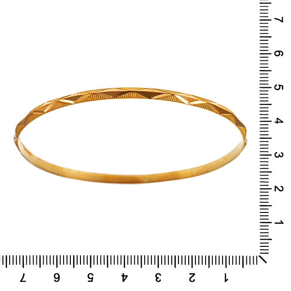 Armreif, 22K, Gelbgold