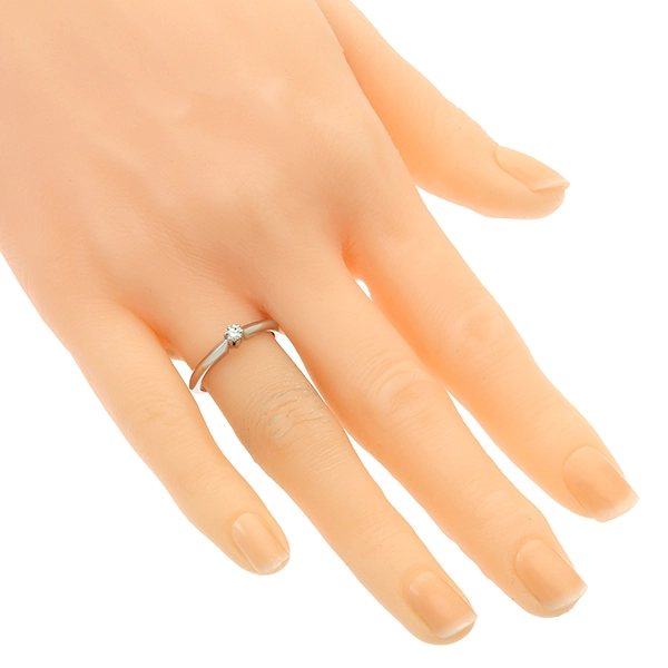 Diamantring, 14K, Weißgold, Brillant 0,10 ct, Christ