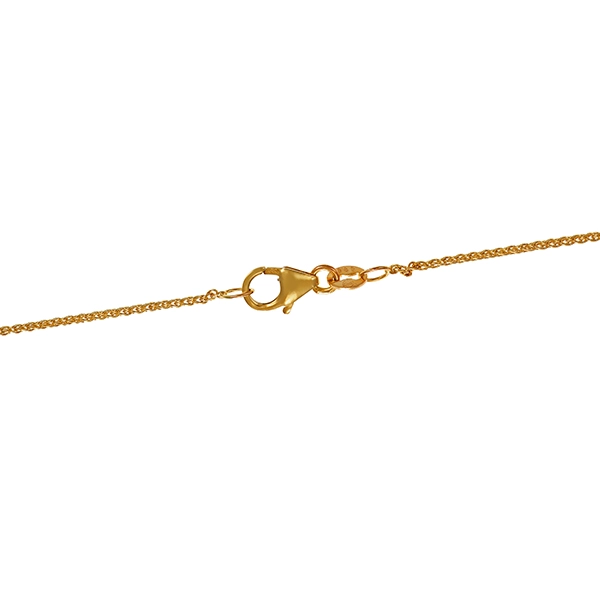 Collier, 14K, Gelbgold, Brillanten
