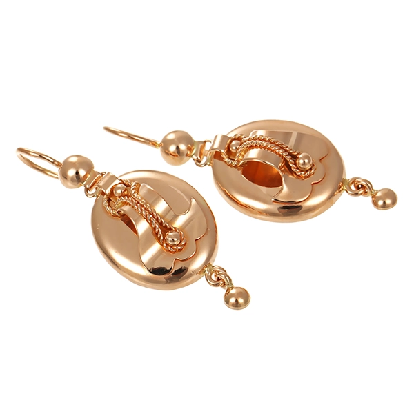 Ohrhänger, 14K, Rotgold