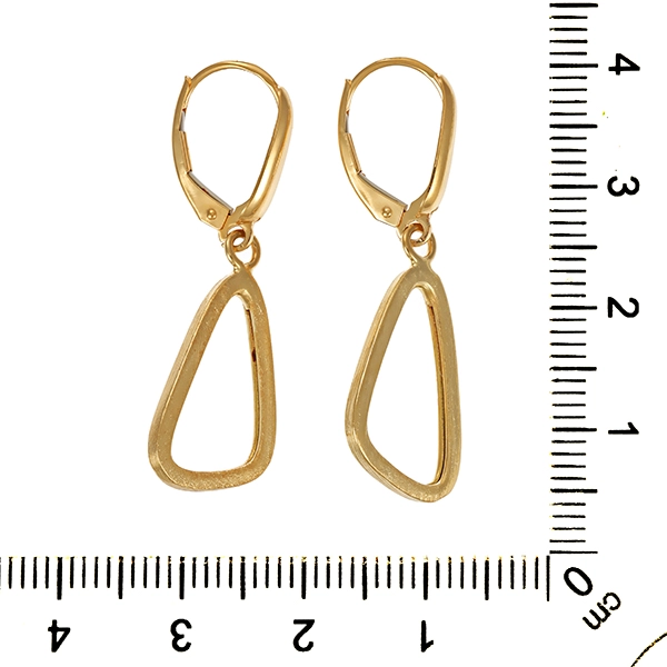 Ohrhänger, 14K, Gelbgold