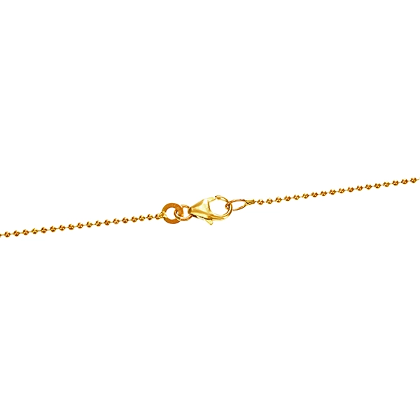 Kette, 8K, Gelbgold, Y-Kette, L 71,0cm, Kugel