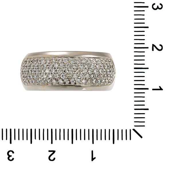 Brillantring, 14K, Weißgold