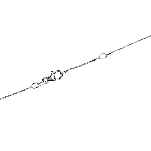 Collier, 9K, Weißgold, Brillanten 0,26 ct