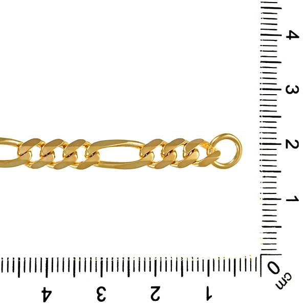 Armband, 8K, Gelbgold, Figaro