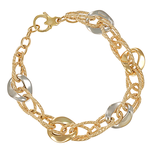 Armband, 14K, Gelb-/Weißgold