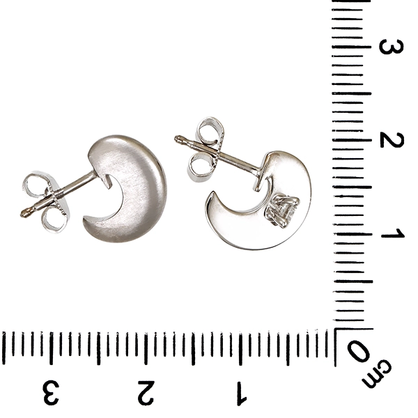 Ohrstecker, 18K, Weißgold, Brillanten