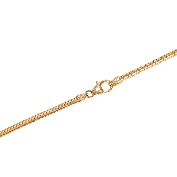 Kette, 14K, Gelbgold, Schlange