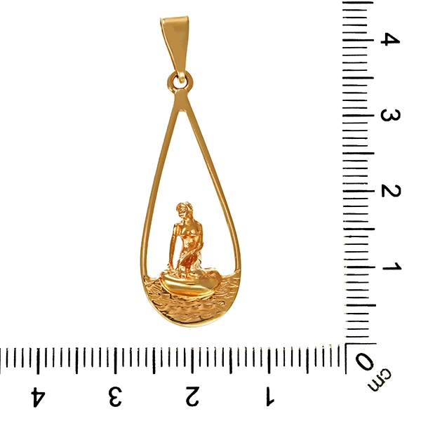Anhänger, 14K, Gelbgold