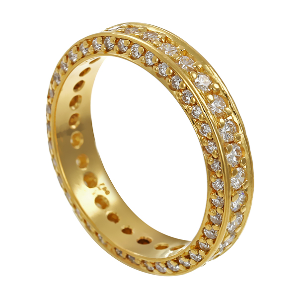 Ring, 18K, Gelbgold, Brillanten