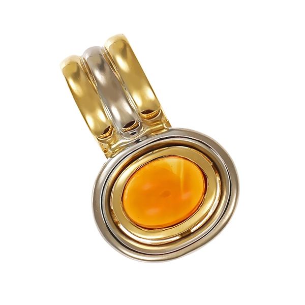 Anhänger, 18K, Gelbgold, Citrin