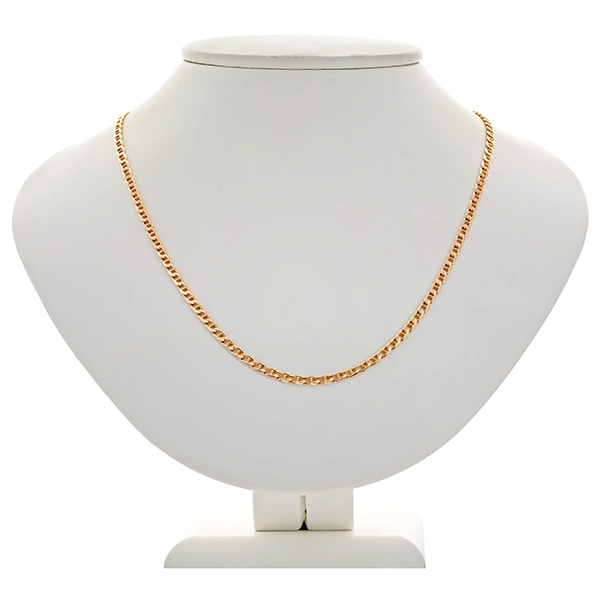 Kette, 14K, Gelbgold, Stegpanzer-