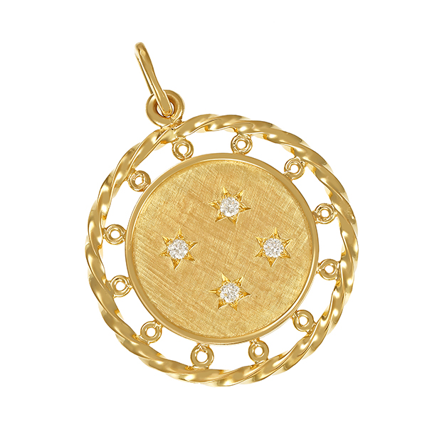 Anhänger, 14K, Gelbgold