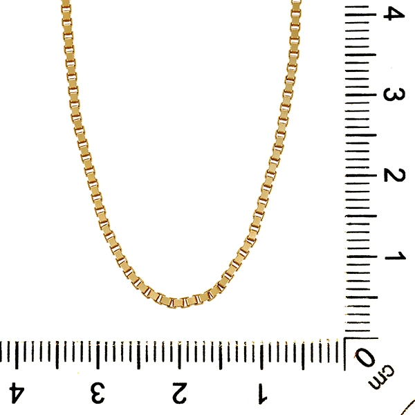 Collierkette, 14K, Gelbgold, Venezianer-