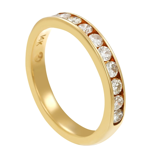 Diamantring, 14K, Gelbgold, Brillanten 0,50 ct