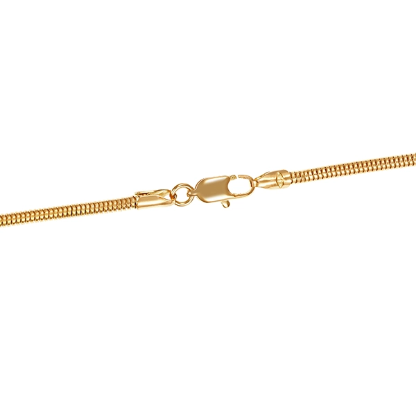 Kette, 14K, Gelbgold, Schlangen-