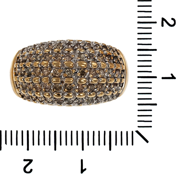 Brillantring, 14K, Gelbgold, 0,65ct
