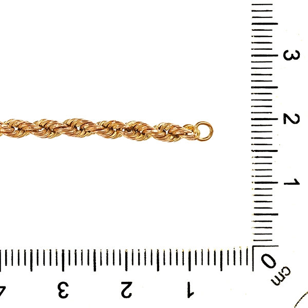 Armband, 8K, Gelbgold, Kordel-