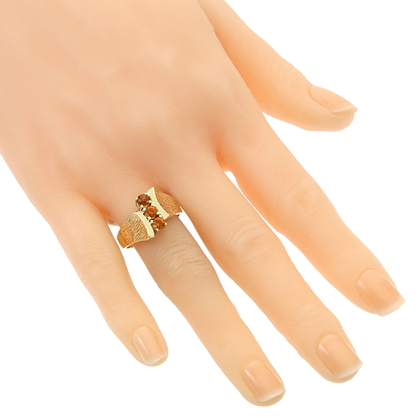 Ring, 14k, Gelbgold, Citrin