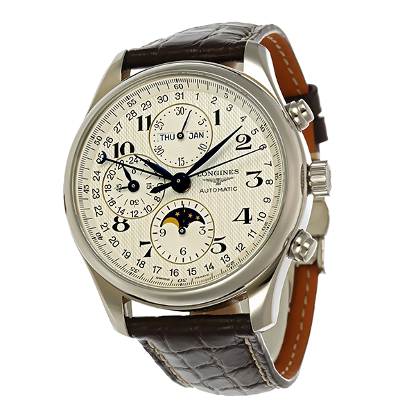Herrenuhr Longines 'Master Collection Chrono Moonphase' Chrono-Automatik