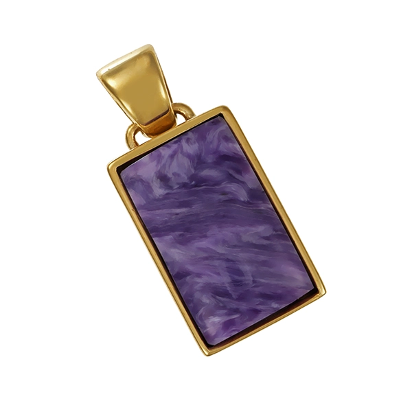 Anhänger, 9k, Gelbgold, Charoit
