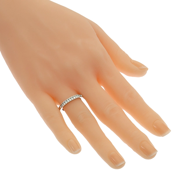 Diamantring, 18K, Weißgold, Brillant