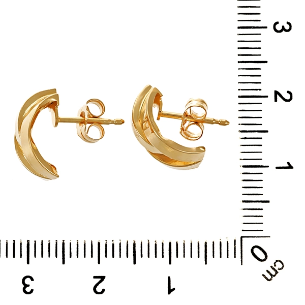 Ohrstecker, 14K, Gelbgold