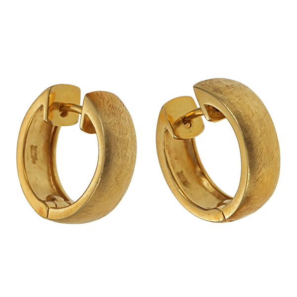 Ohrringe, 14K, Gelbgold, Creolen
