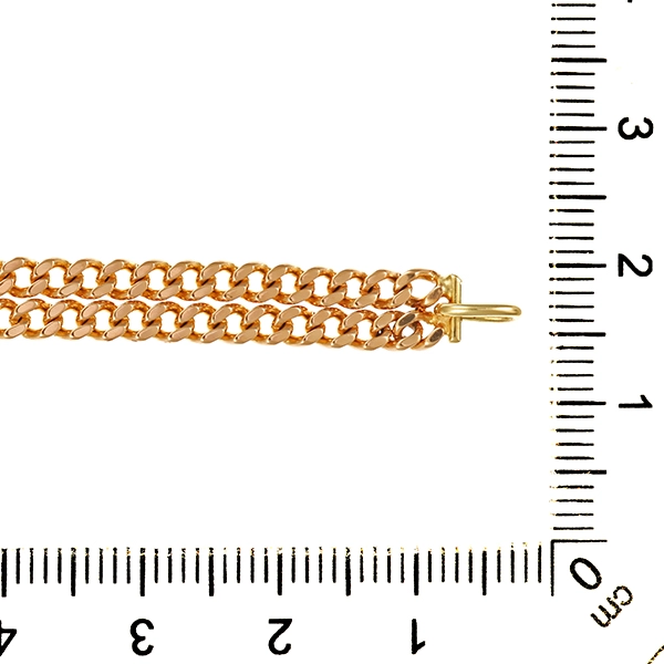 Armband, 14K, Gelbgold, Panzer