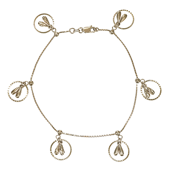 Armband, 18K, Gelbgold rhodiniert