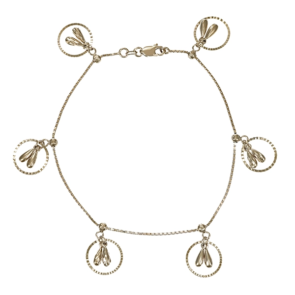 Armband, 18K, Gelbgold rhodiniert