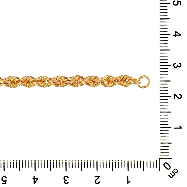 Armband, 8K, Gelbgold, Kordel-