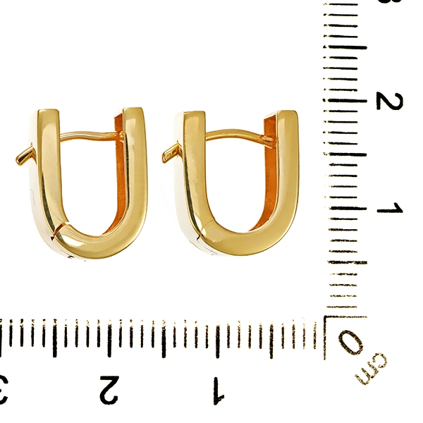 Creolen, 14K, Gelbgold