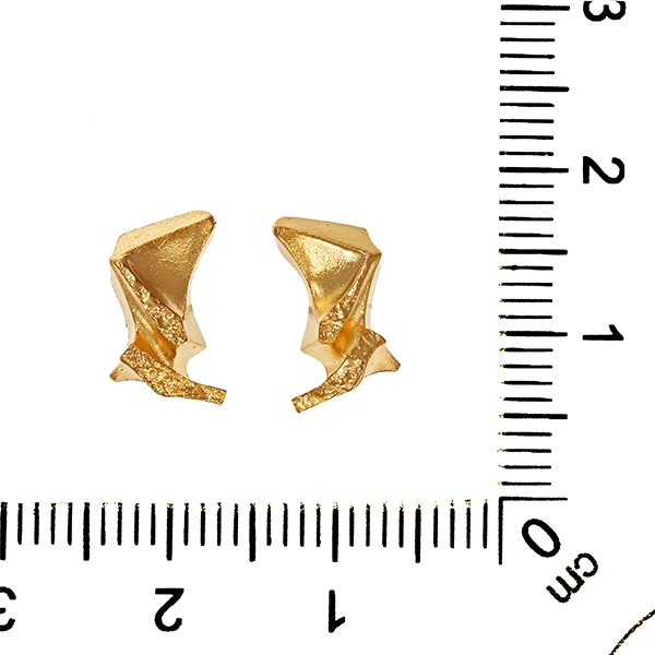 Ohrstecker, 14K, Gelbgold