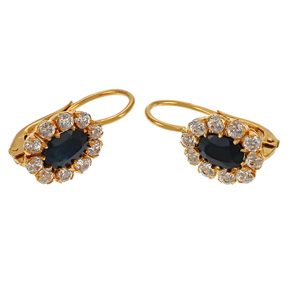 Ohrhänger, 18K, Zirkonia