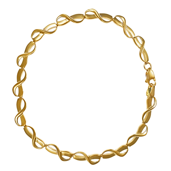 Armband, 14K, Gelb-/Weißgold