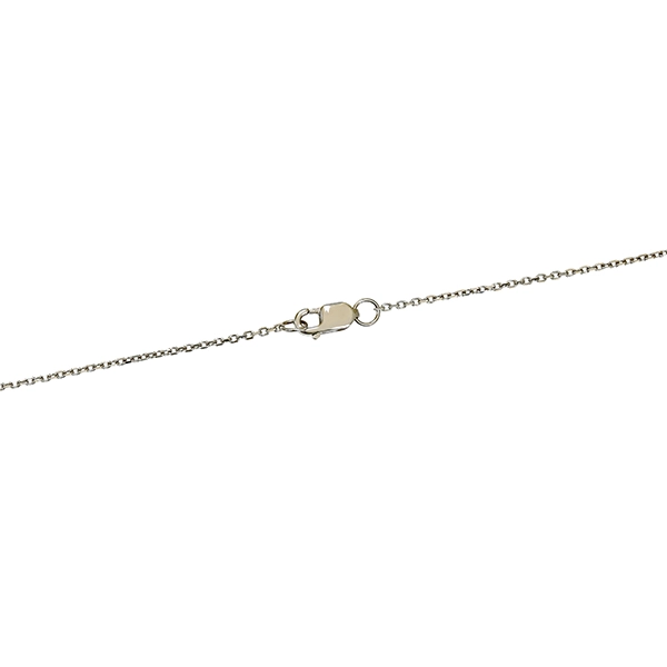 Collier, 18K, Weißgold, Brillanten