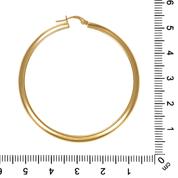 Creolen, 14K, Gelbgold