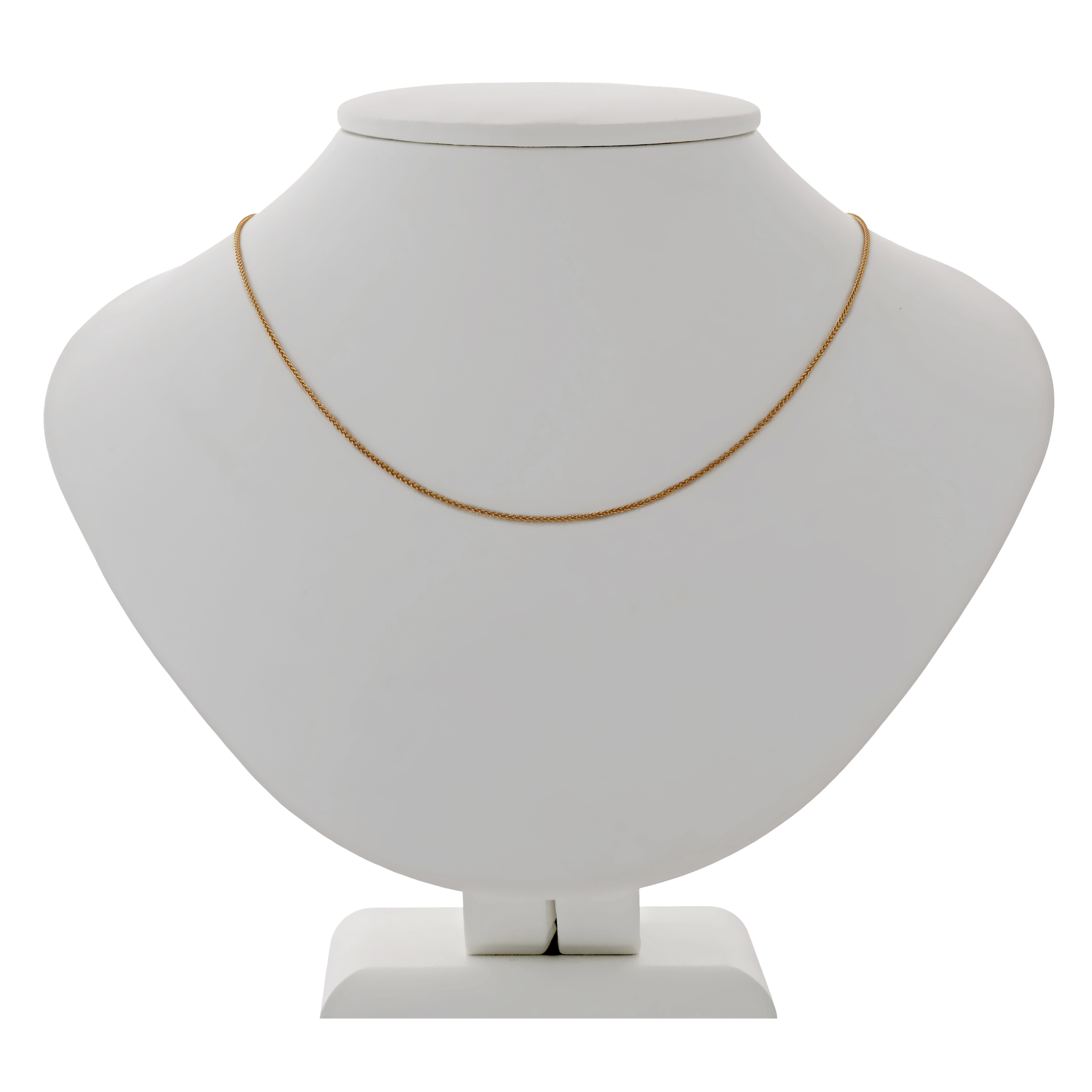 Collierkette, 14K, Gelbgold, Zopf