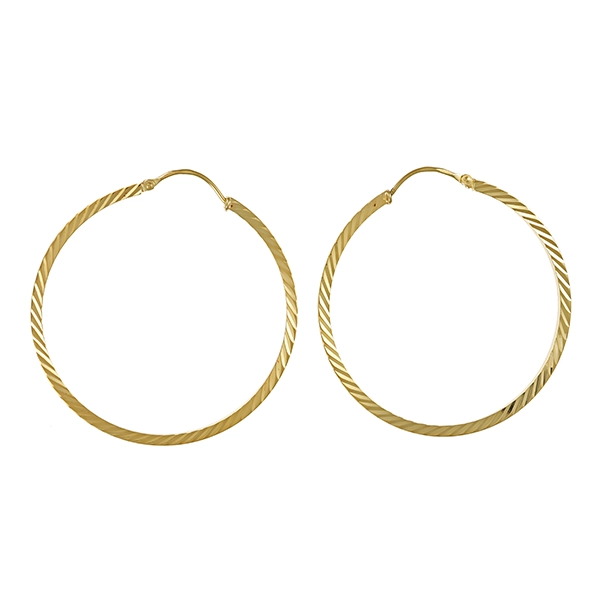 Creolen, 14K, Gelbgold
