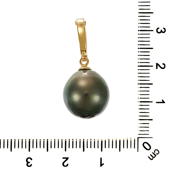 Anhänger, 14K, Gelbgold, Tahiti Zuchtperle