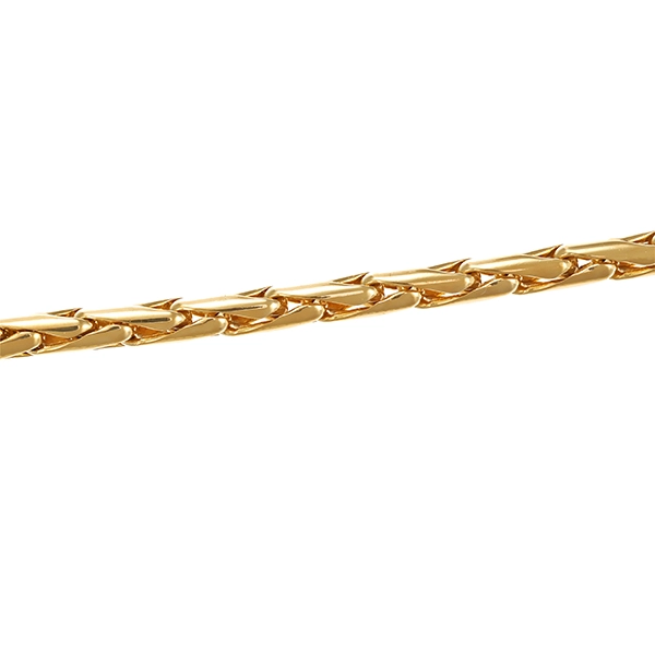 Armband, 14K, Gelbgold, Zopf-