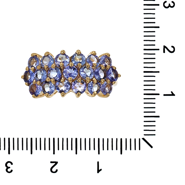 Ring, 10K, Gelbgold, Tansanite