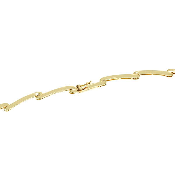Collier, 14K, Gelbgold, Brillant, Perle
