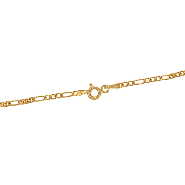 Kette, 14K, Gelbgold, Figaro