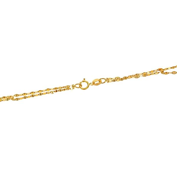 Goldkette, 14K, Gelbgold, 2-reihig