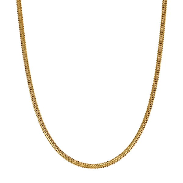 Collierkette, 14K, Gelbgold, Schlange-