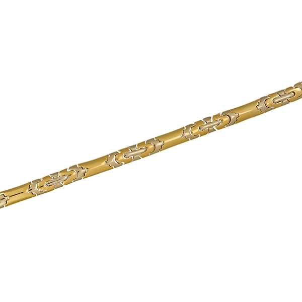 Armband, 14K, Gelb-/Weißgold