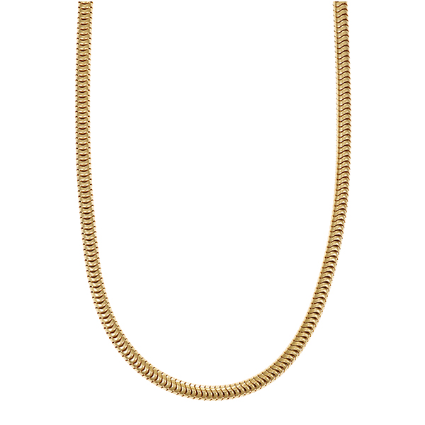 Kette, 14K, Gelbgold, Schlange-